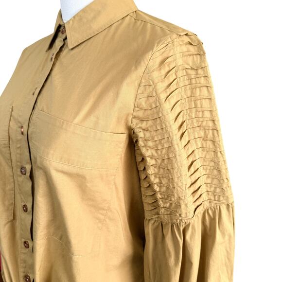 Sitka Semsch Luxury Sustainable Organic Cotton Button Down Shirt Size XS - Picture 4 of 12